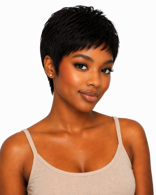 Kinky Straight Fine Mono Base Medical Wig
